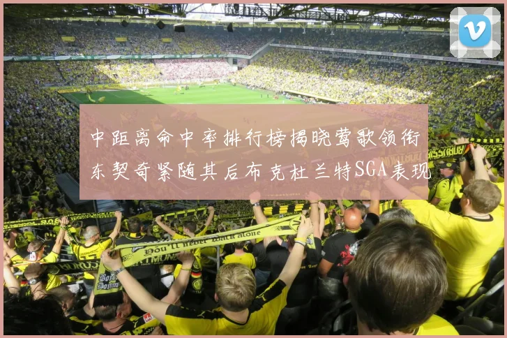 中距离命中率排行榜揭晓莺歌领衔东契奇紧随其后布克杜兰特SGA表现不俗