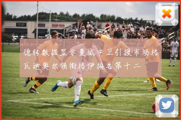 德转数据显示曼城中卫引援市场格瓦迪奥尔领衔格伊排名第十二